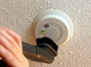 smoke alarm testins & cleaning